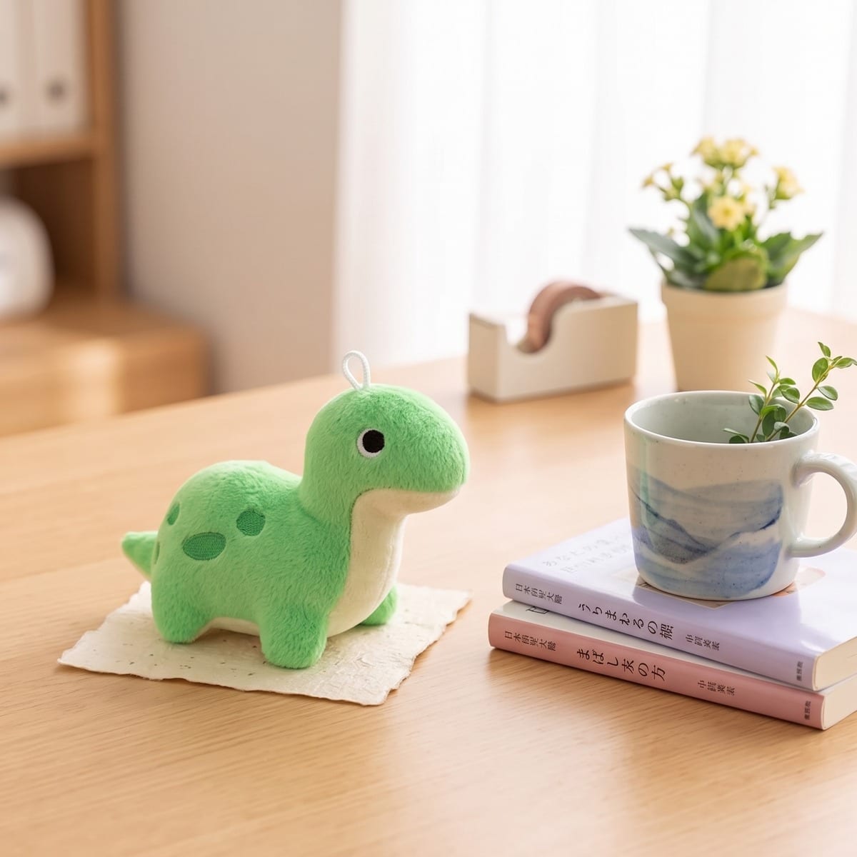 Peluche petit dinosaure kawaii coloré – Image 3