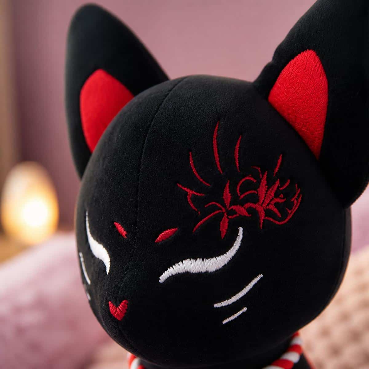 Peluche renard kawaii assis style figurine gashapon – Image 4