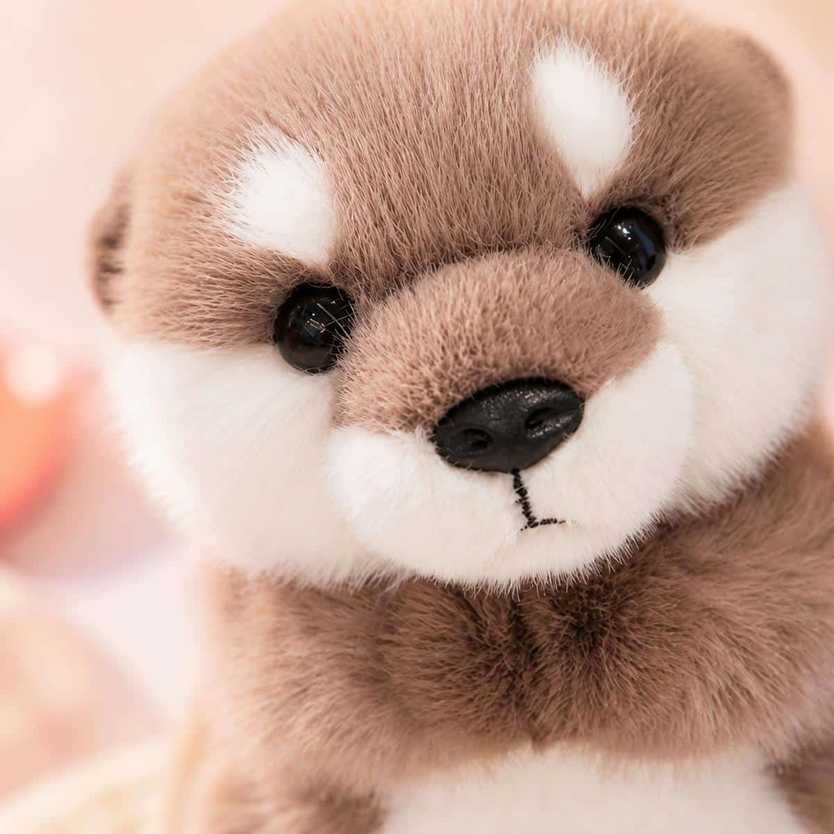 Peluche kawaii loutre aimantée à câliner toute douce – Image 4
