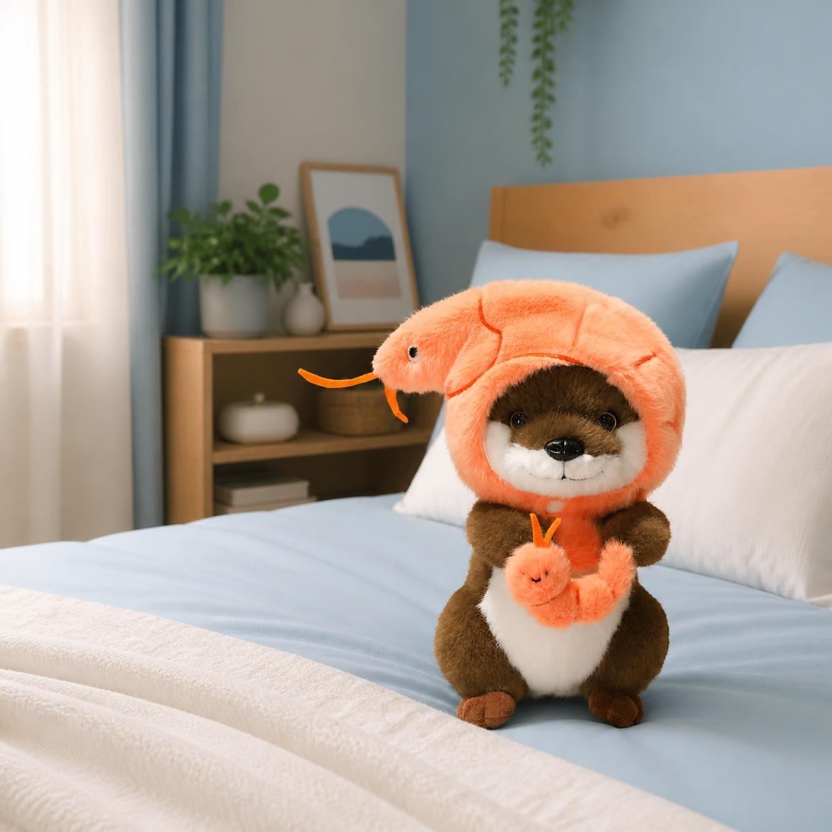 Peluche Loutre kawaii en forme de taiyaki adorable – Image 4