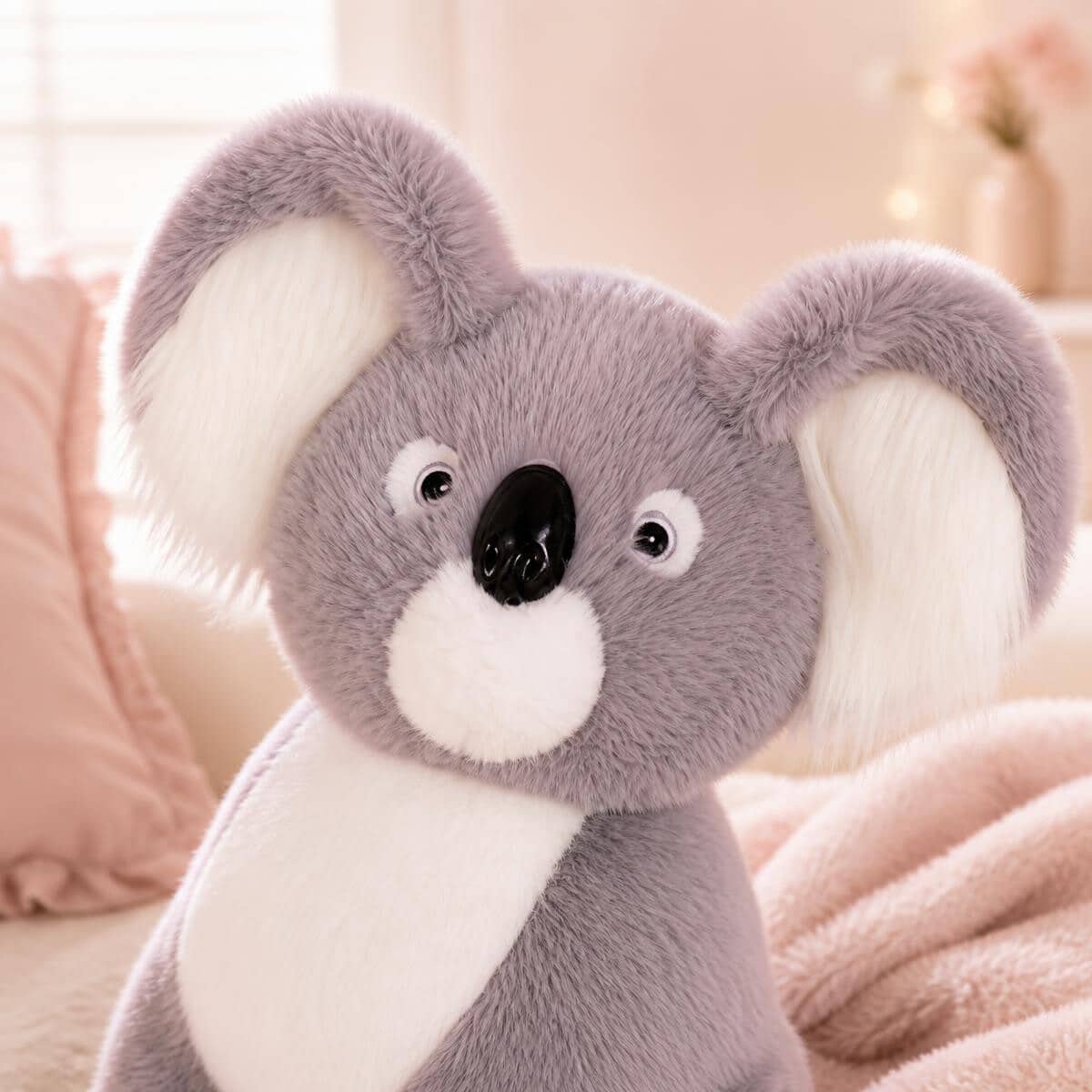 Peluche Koala assis au ventre blanc et nez noir – Image 2