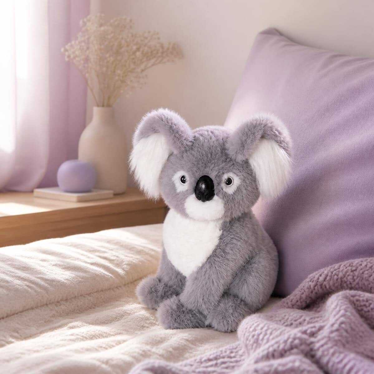 Peluche Koala assis au ventre blanc et nez noir – Image 3