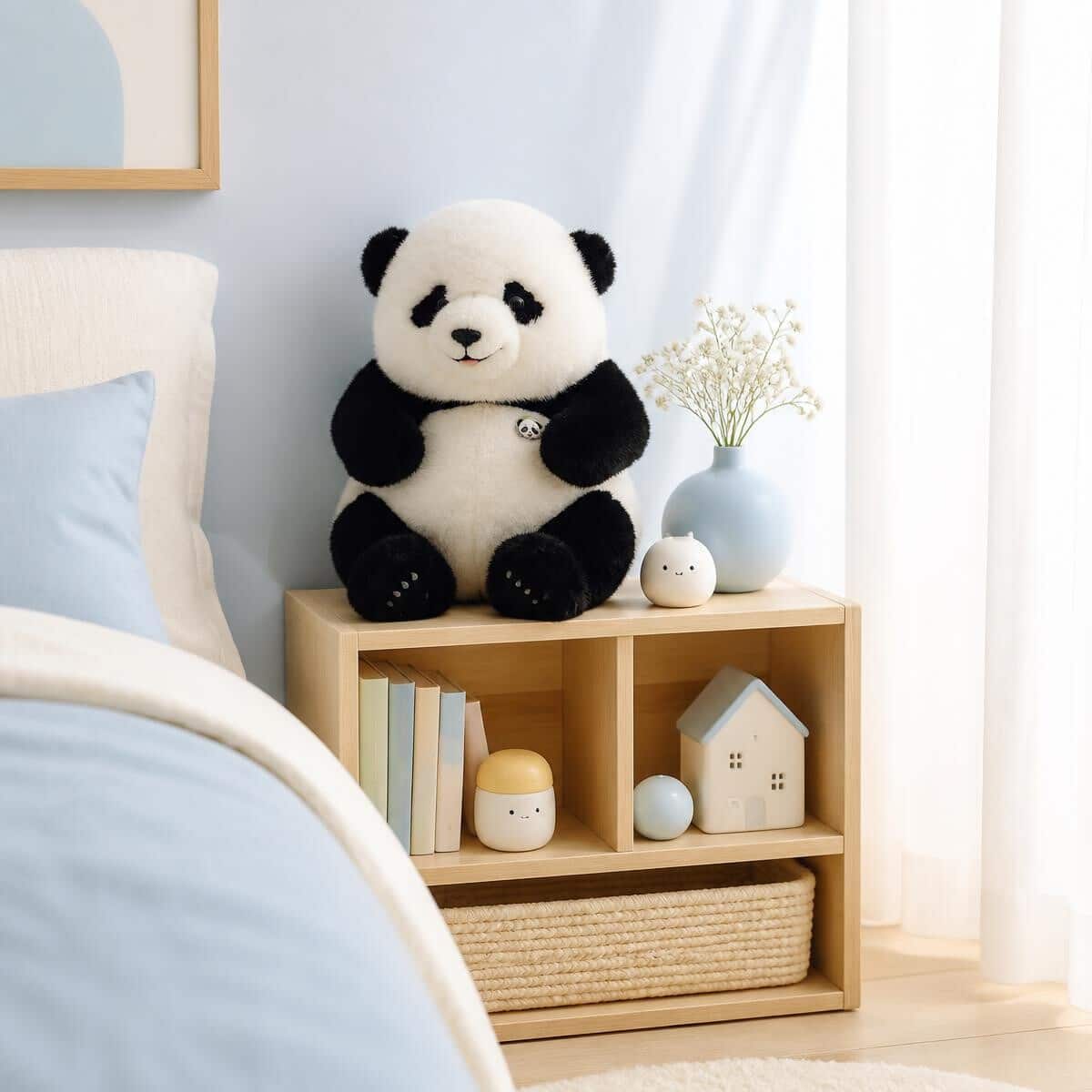 Peluche Panda grande et douce de style réaliste – Image 4