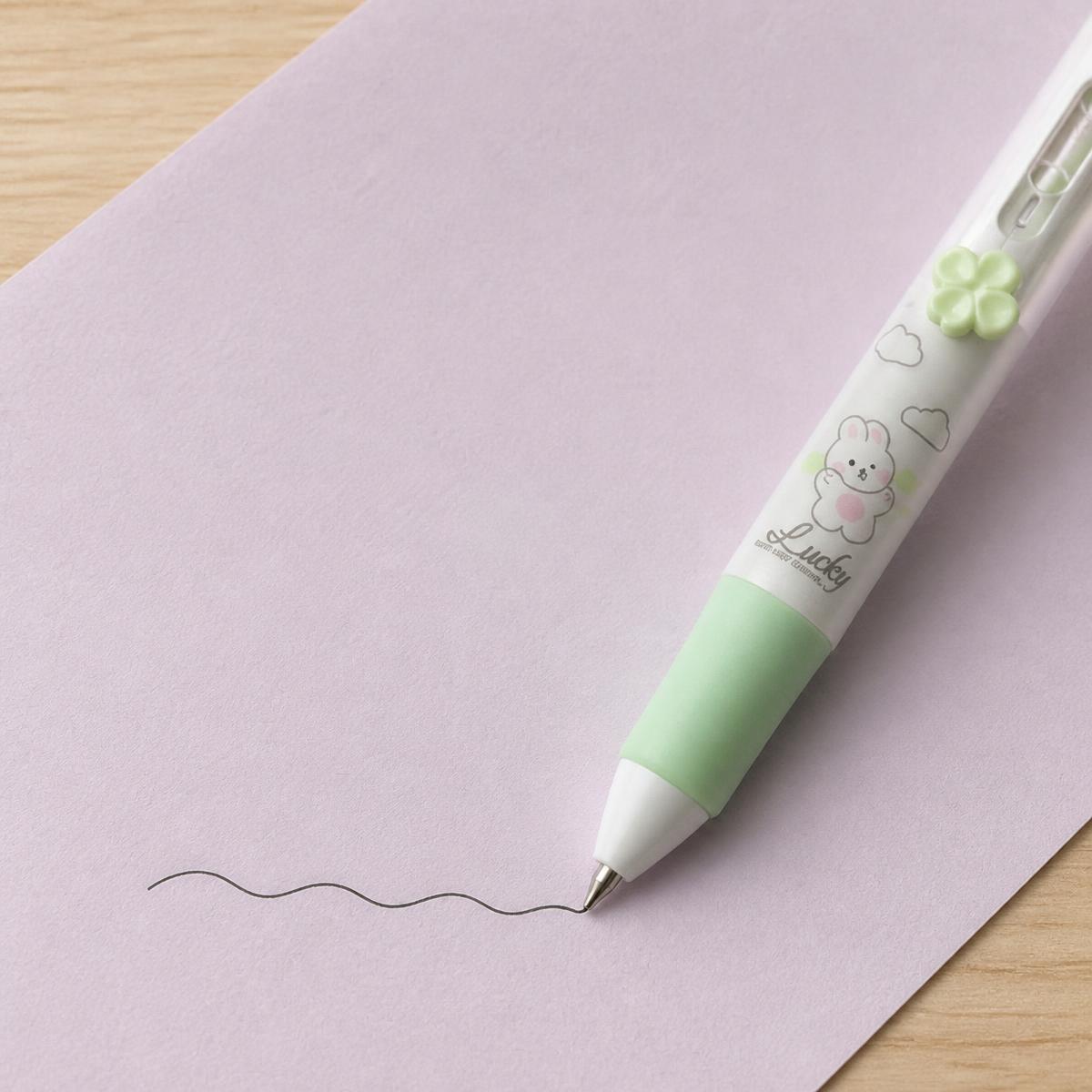 Stylo Kawaii lapin livré avec son sac de rangement – Image 3