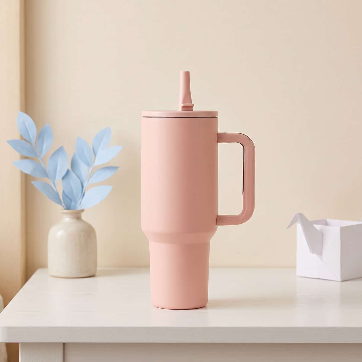 Gourde kawaii façon tasse thermos coloris pastel – Image 2