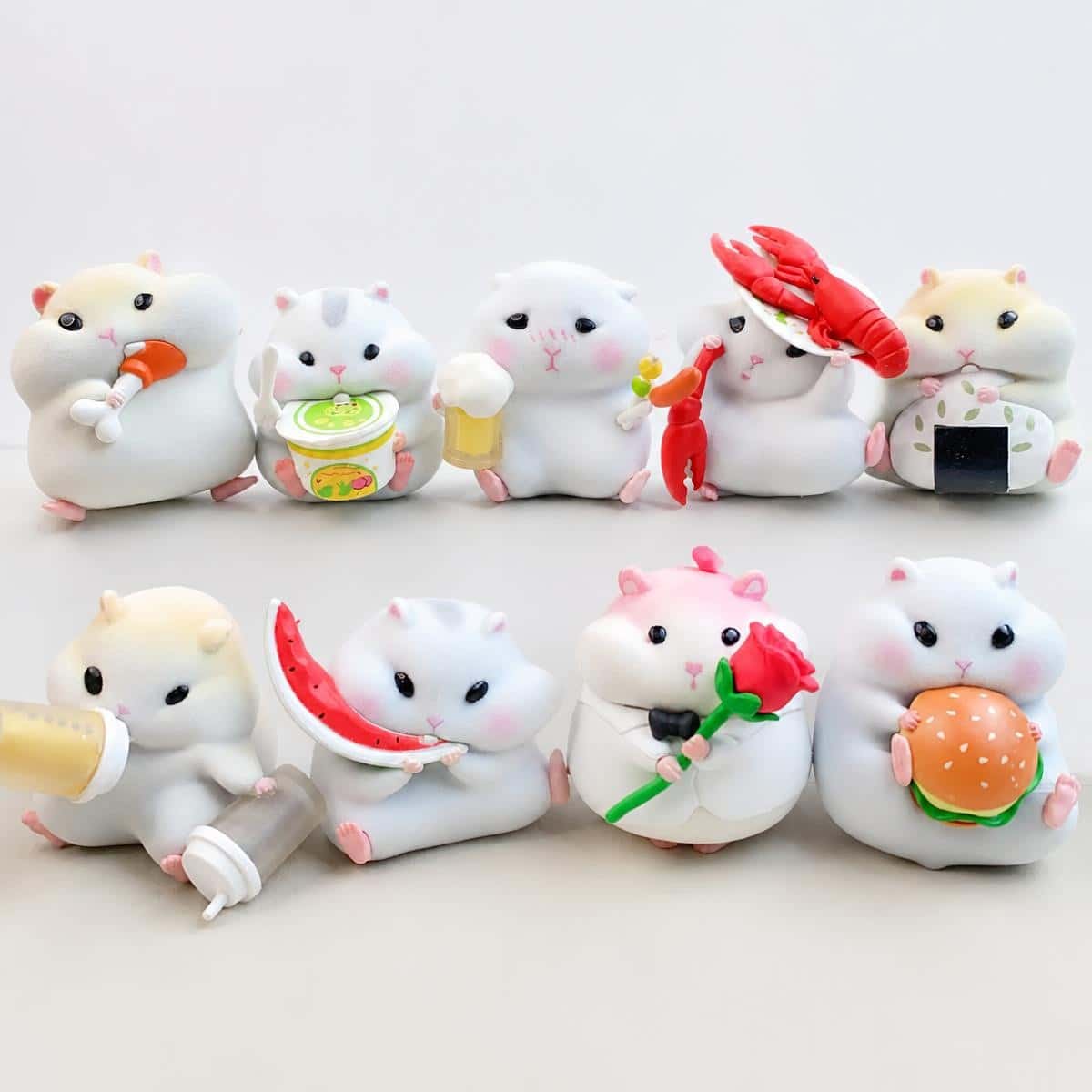 Blind Box Clarke hamster gourmand avec burger ou homard – Image 4