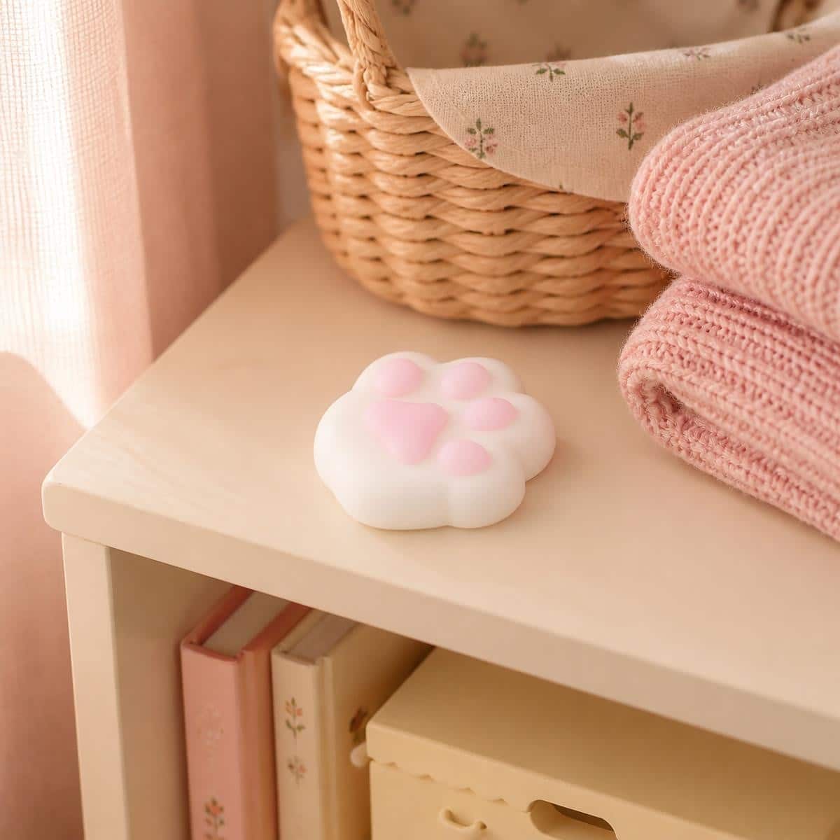 Mochi squishy anti-stress en forme de patte de chat – Image 2