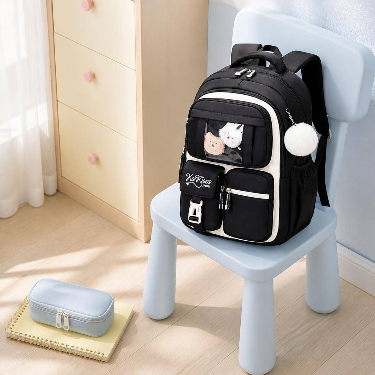 Sac à Dos Kawaii enfant disponible en plusieurs couleurs – Image 4