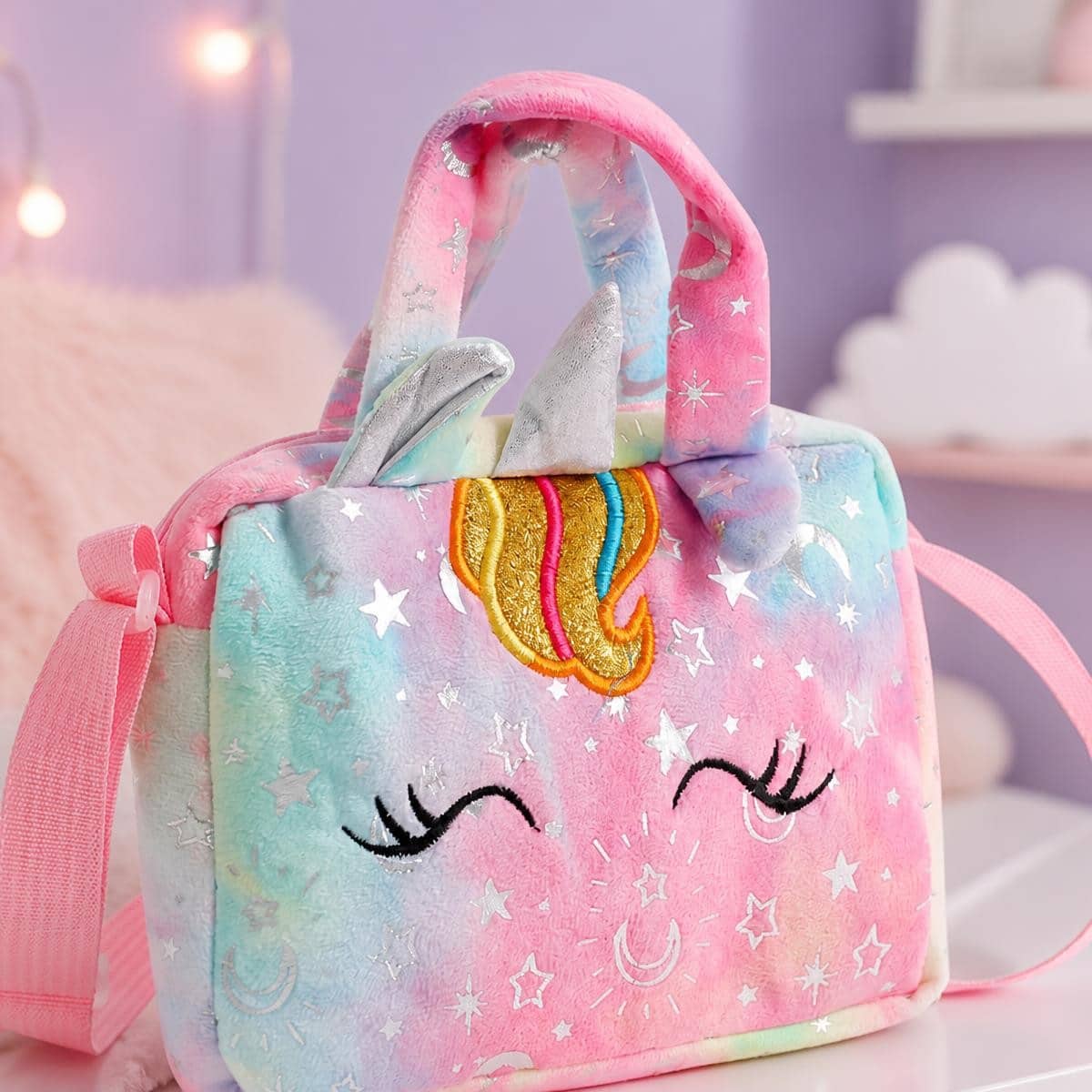 Sac Kawaii à corne et étoiles en trois coloris – Image 2
