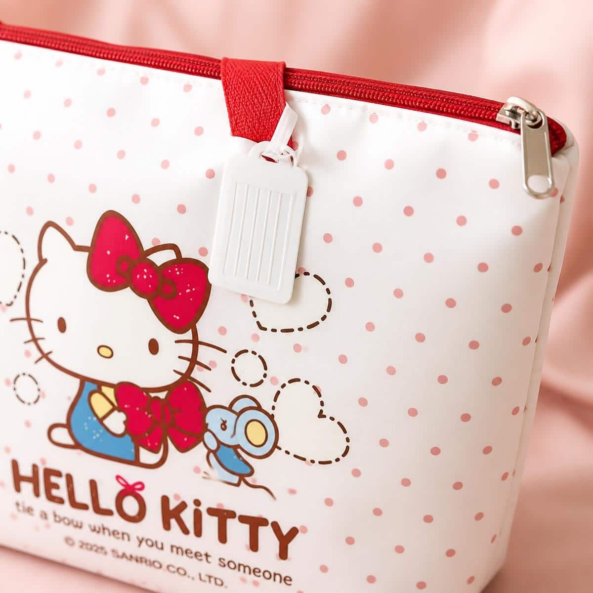 Sac de rangement Kawaii Hello Kitty à motifs cœurs et personnages – Image 3