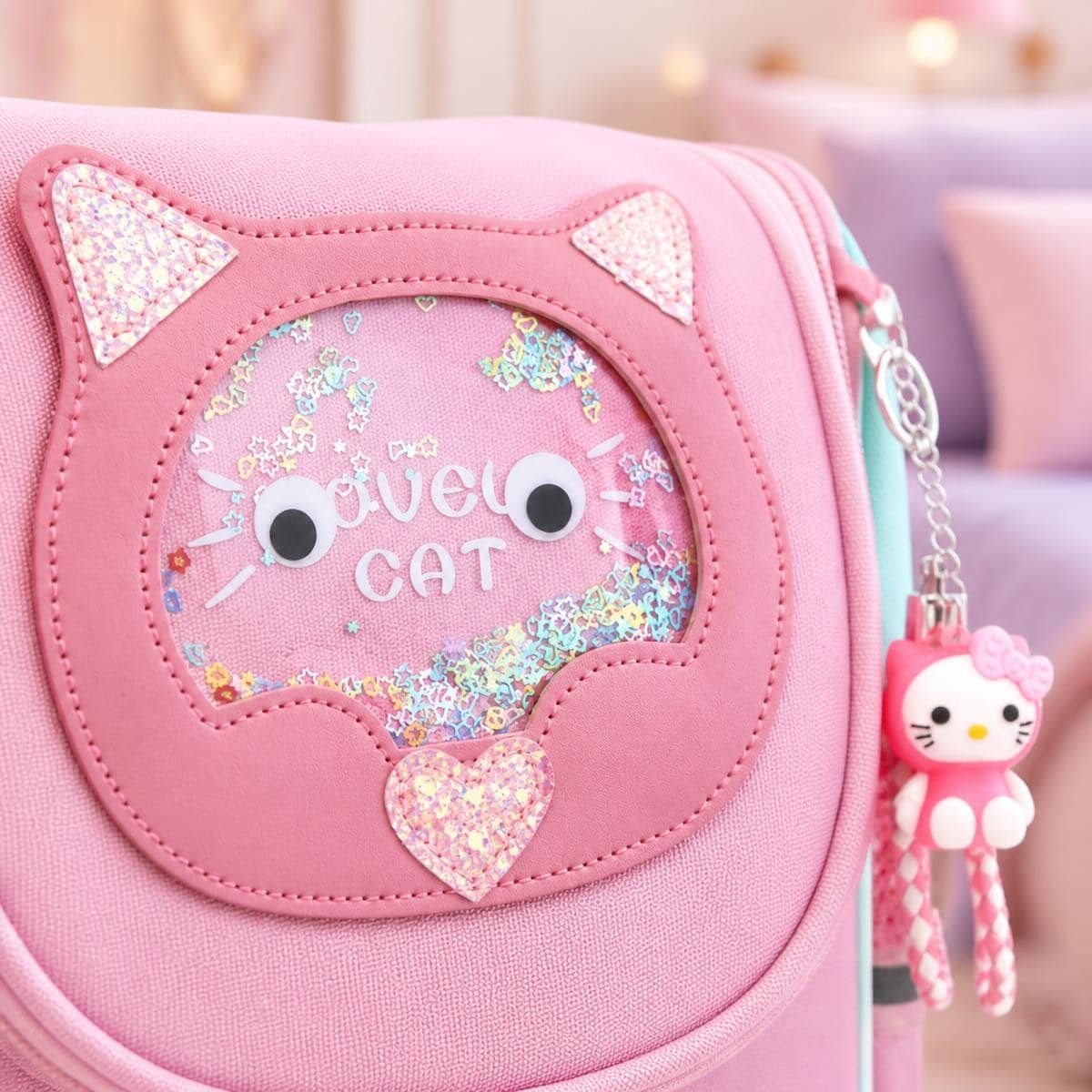 Sac à Dos Kawaii chat compact ou très spacieux – Image 2
