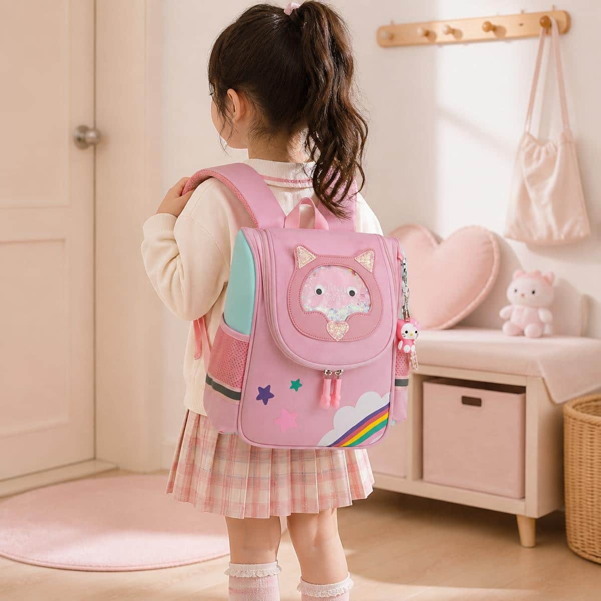 Sac à Dos Kawaii chat compact ou très spacieux – Image 4